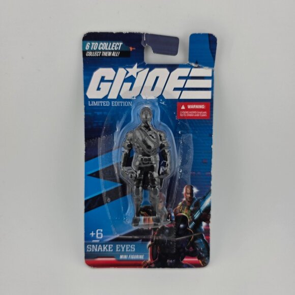 Hasbro G.I. Joe Classified Series Snake Eyes Limited Edition Mini Figure New - Picture 1 of 6